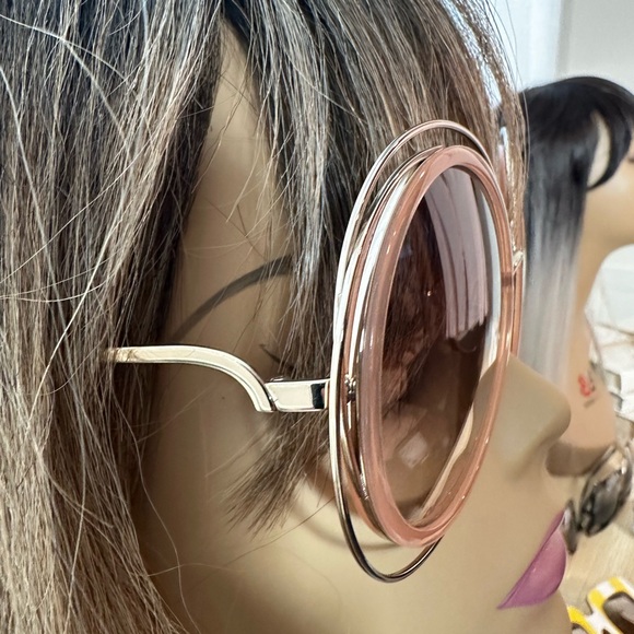 Chloe cream and Gold Sunglasses brand new with box - Picture 7 of 7